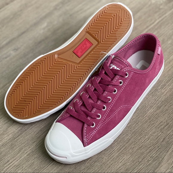 NWT Converse Faux Fux-Lined Leather Jack Purcell - Picture 2 of 8